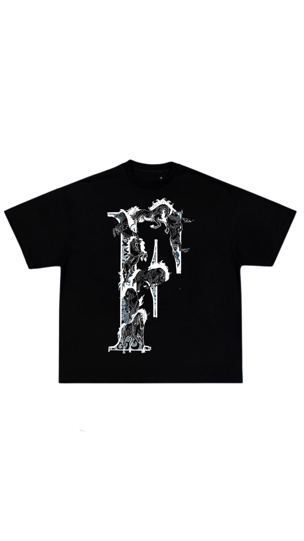 F-Horse T-Shirt Black