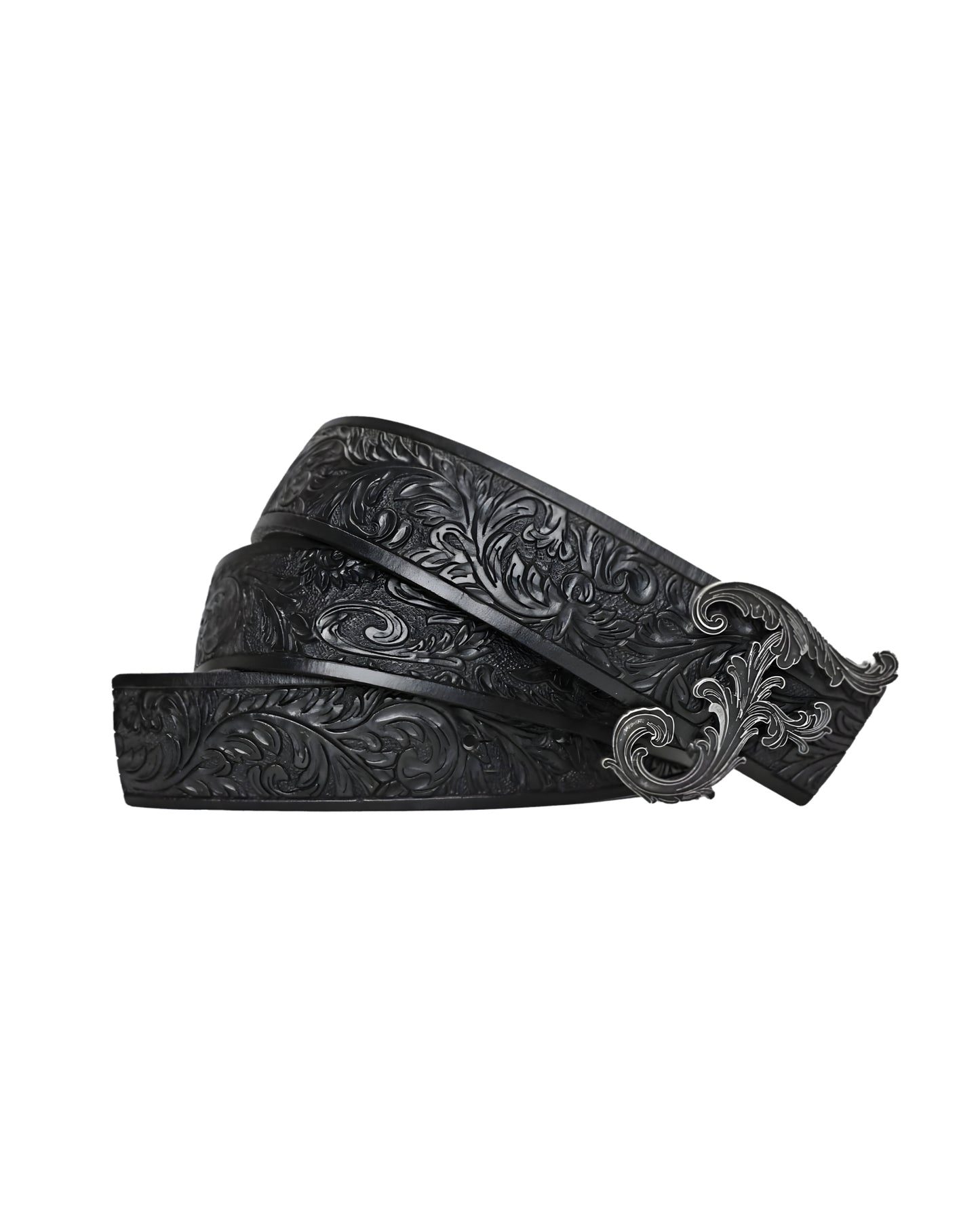 Black F Buckle Belt