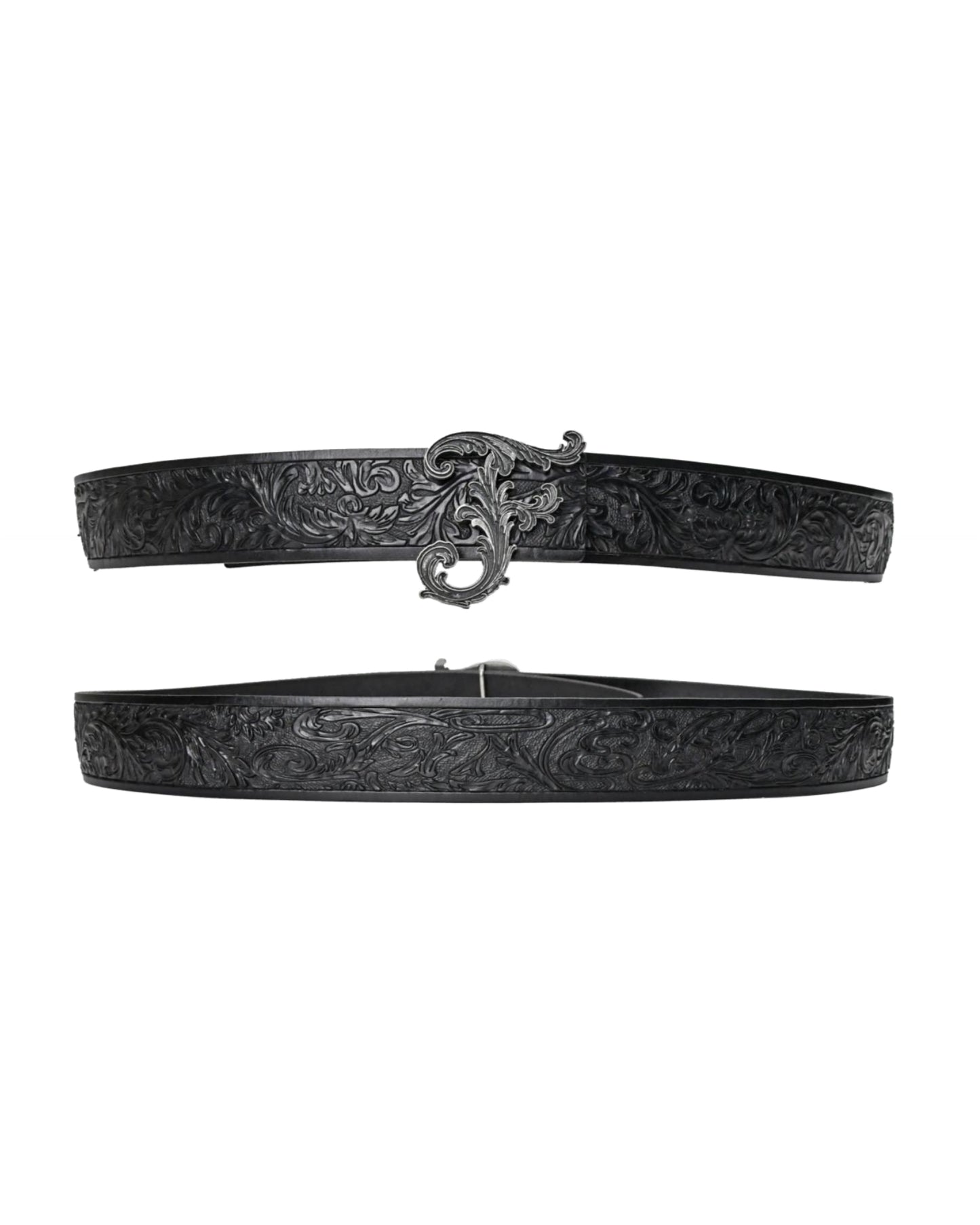 Black F Buckle Belt