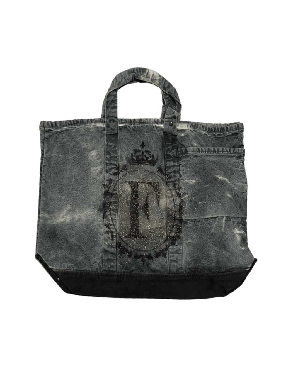 Grey Sprayed Artwork tote bag