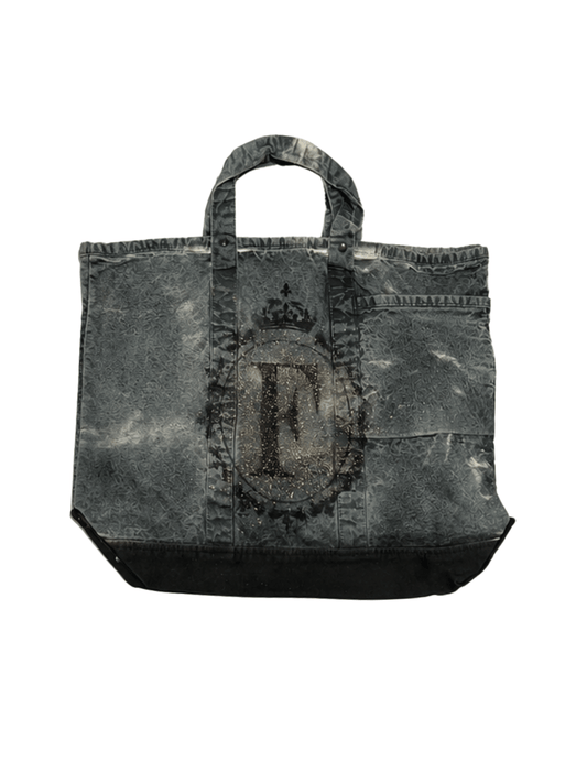 Grey Sprayed Artwork tote bag