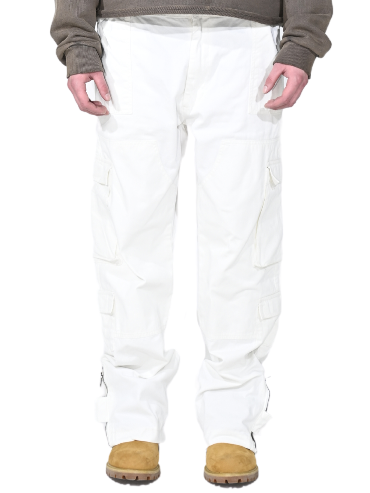 Carpenter Cargos white – Finelli