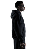 Wild West Zipper Hoodie Black
