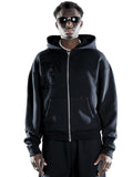 Wild West Zipper Hoodie Black