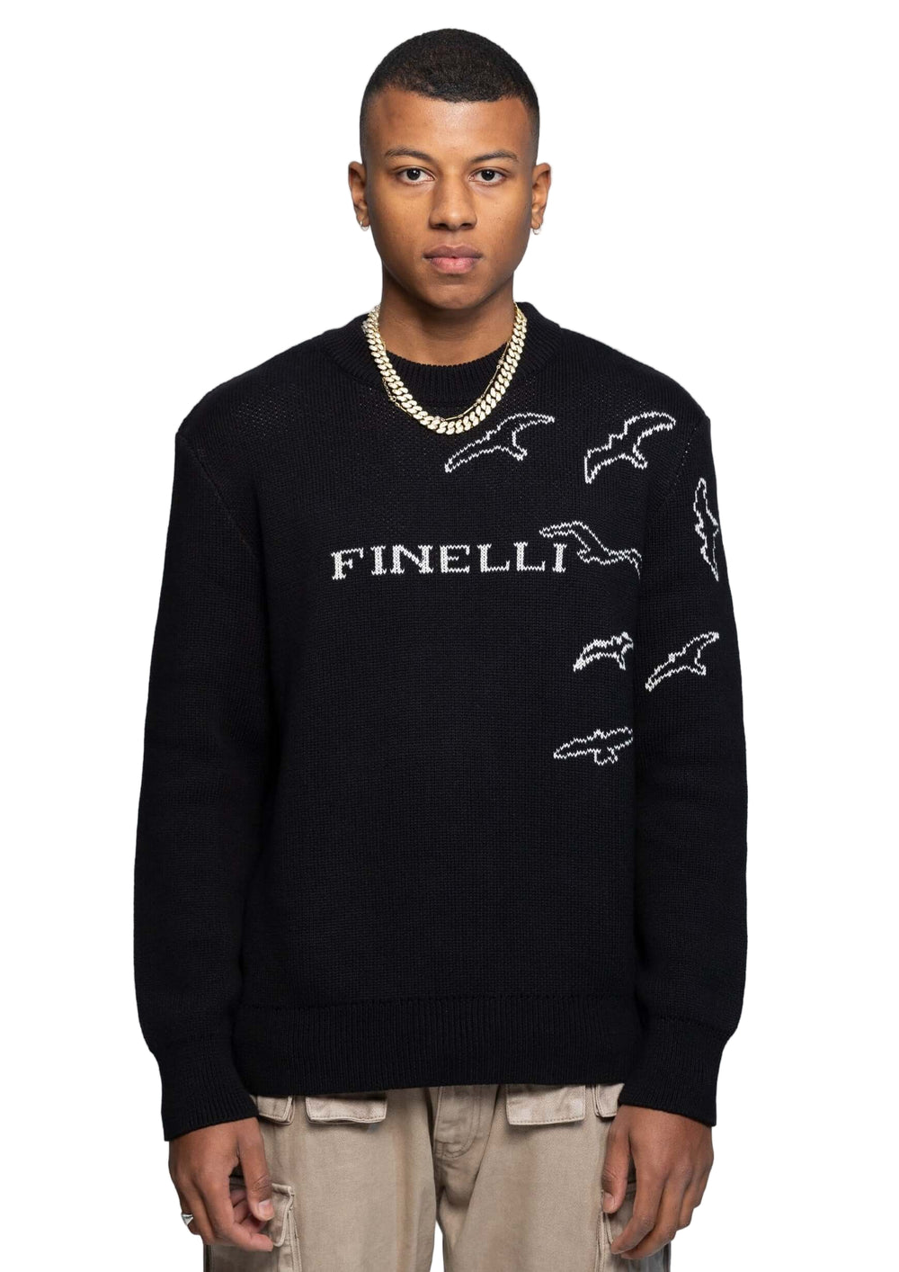 Free Birds Sweater Black - Finelli