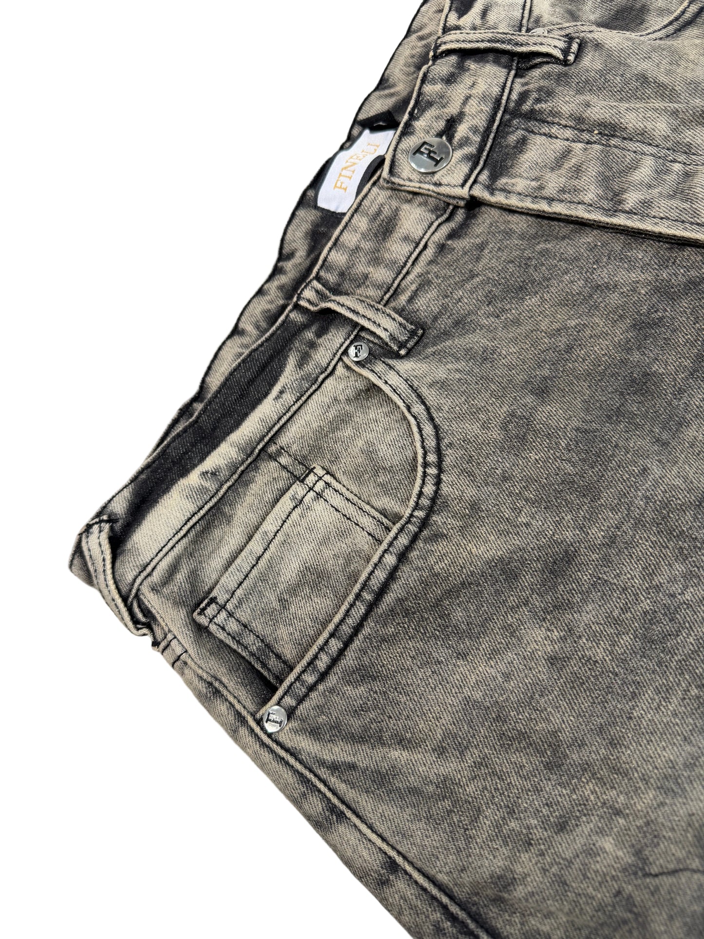 FINELLI Denim Pants Brown Tint