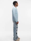 Free Birds Knit Sweater Blue