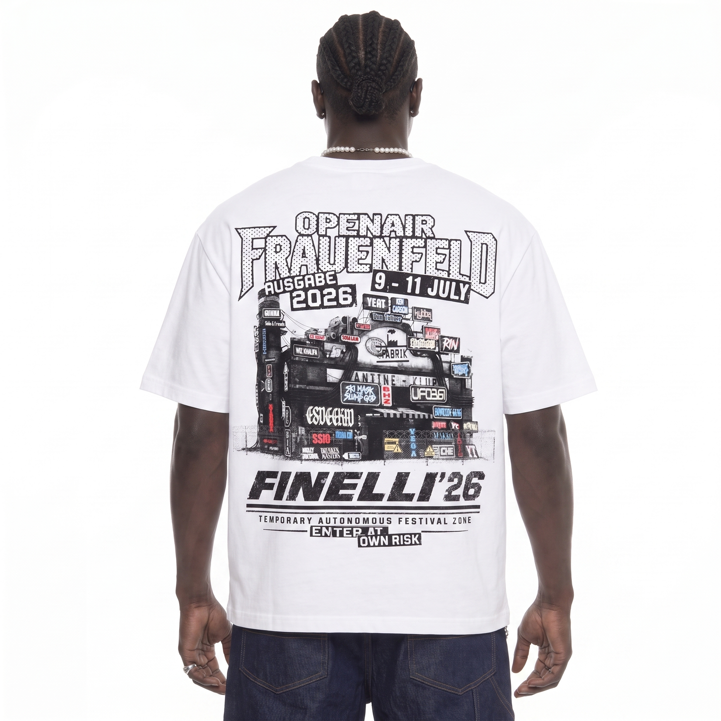 FINELLI Lineup Print White Openair Frauenfeld 2026