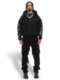 FINELLI Dragon Sleeves Zipper Hoodie