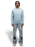 Free Birds Knit Sweater Blue
