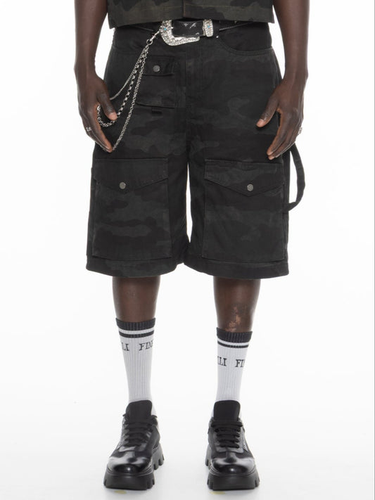 FINELLI Camo Cargo Shorts