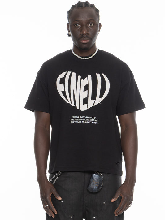Heart T-Shirt Black