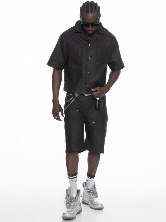 Waxed Denim Summer Shirt