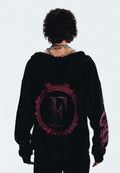 FINELLI Dragon Sleeves Zipper Hoodie Schwarz - Finelli