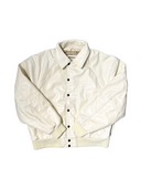 FINELLI White Globe Leather Jacket – FINELLI, featured in: Does Luxury Streetwear Last Longer? What Matters