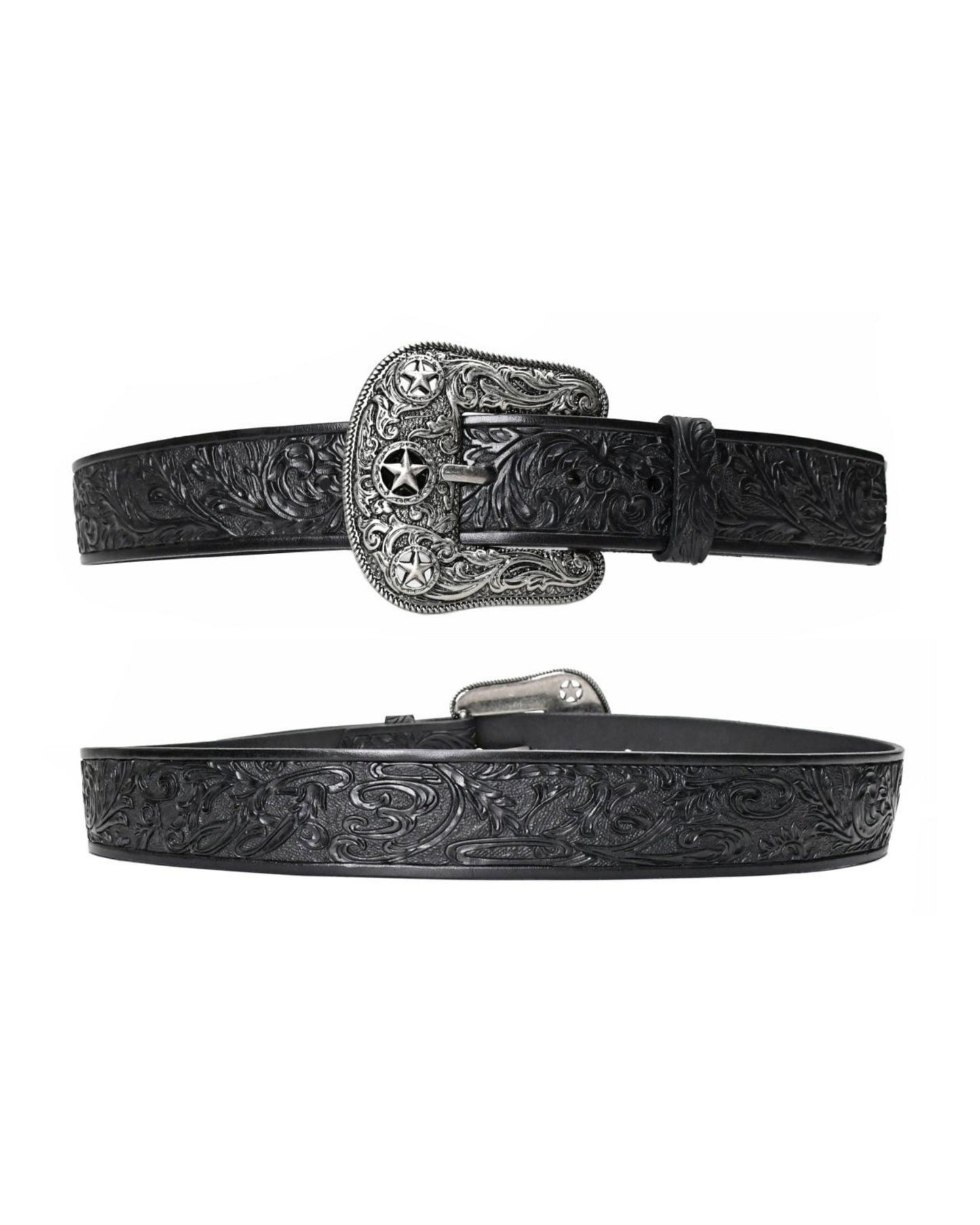 Black Star Pin Buckle Belt