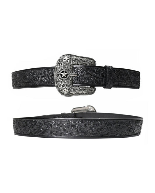 Black Star Pin Buckle Belt