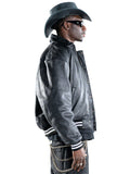 F-Horse Leather Bomber Jacket