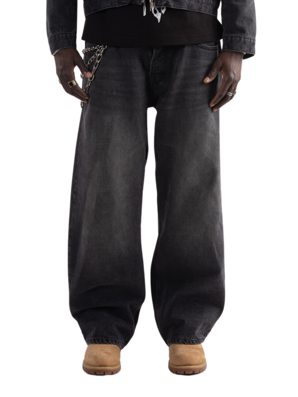 FINELLI Denim Pants black