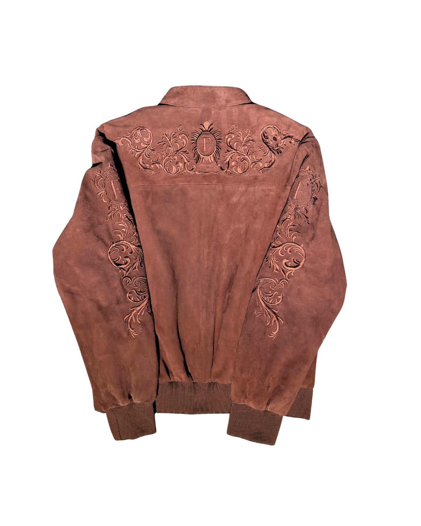 Suede embroidery jacket