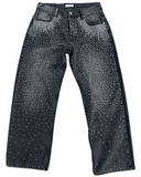 FINELLI Diamond Denim Pants black