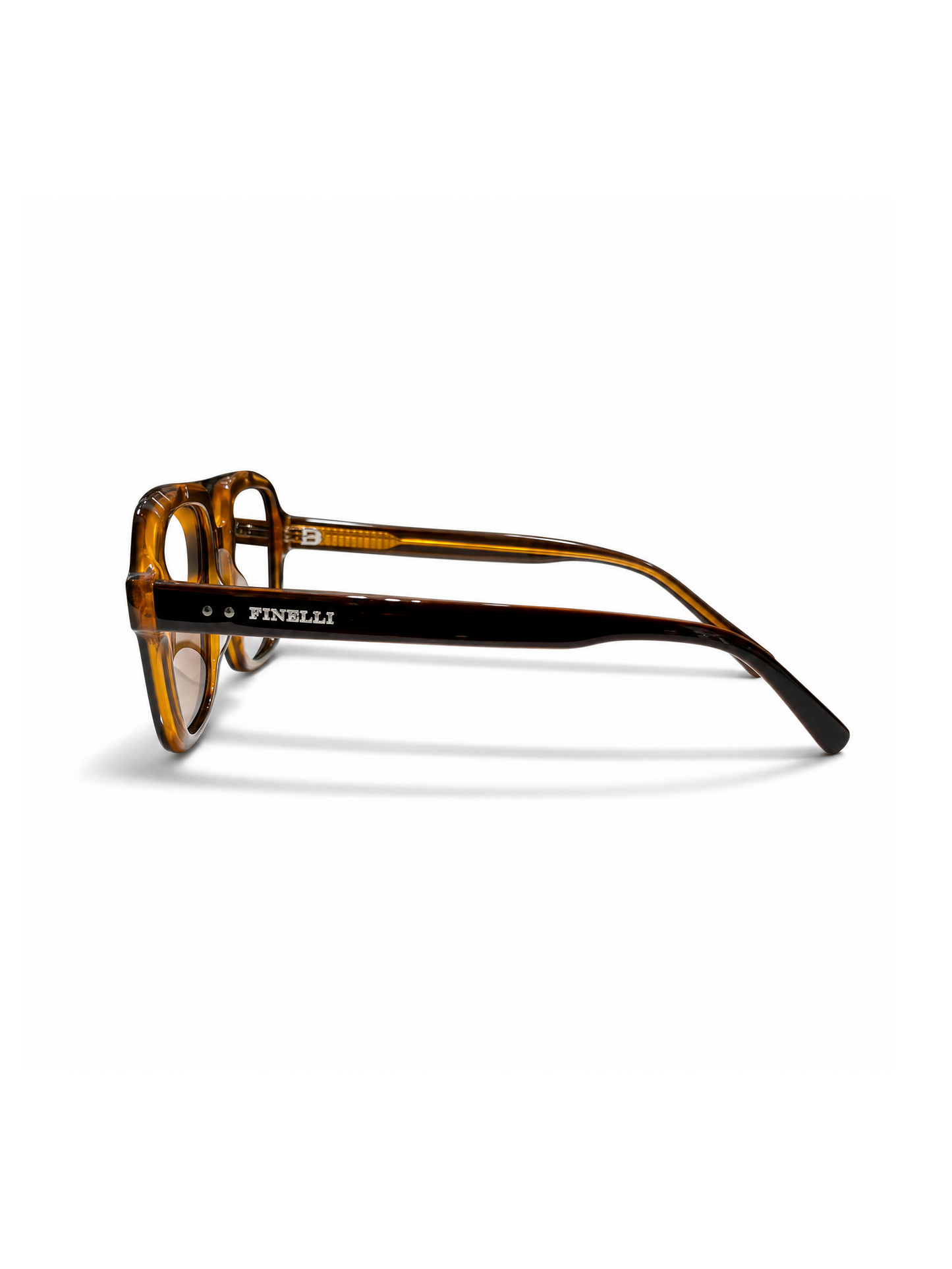 FINELLI Retro Brown Sunglasses