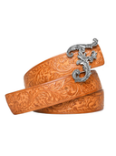 Light Brown F Buckle Belt