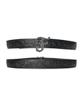 Black F Buckle Belt
