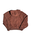 Rose Gold Wild Leather Hoodie