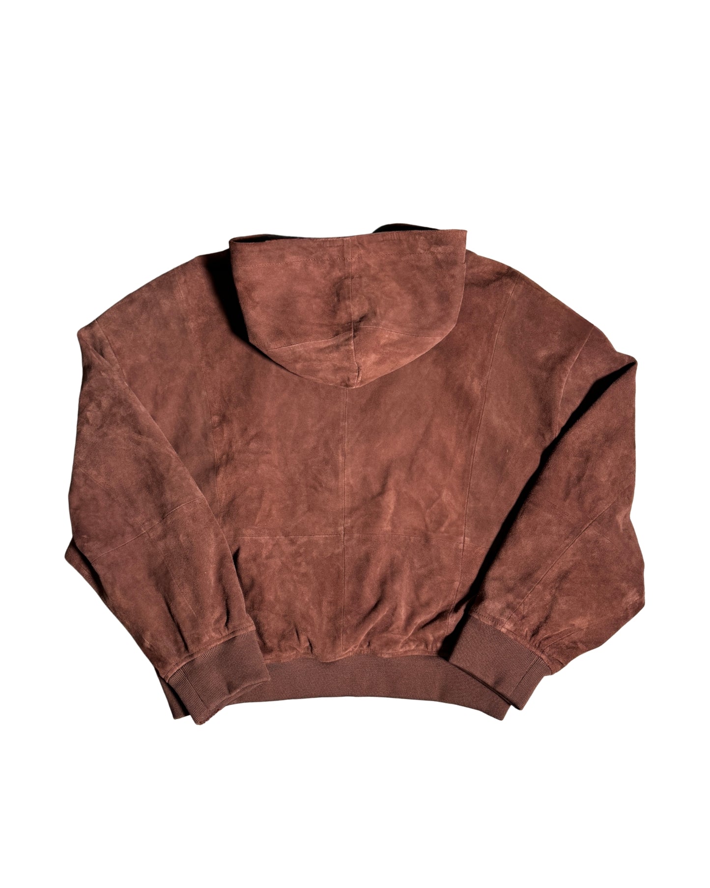 Rose Gold Wild Leather Hoodie