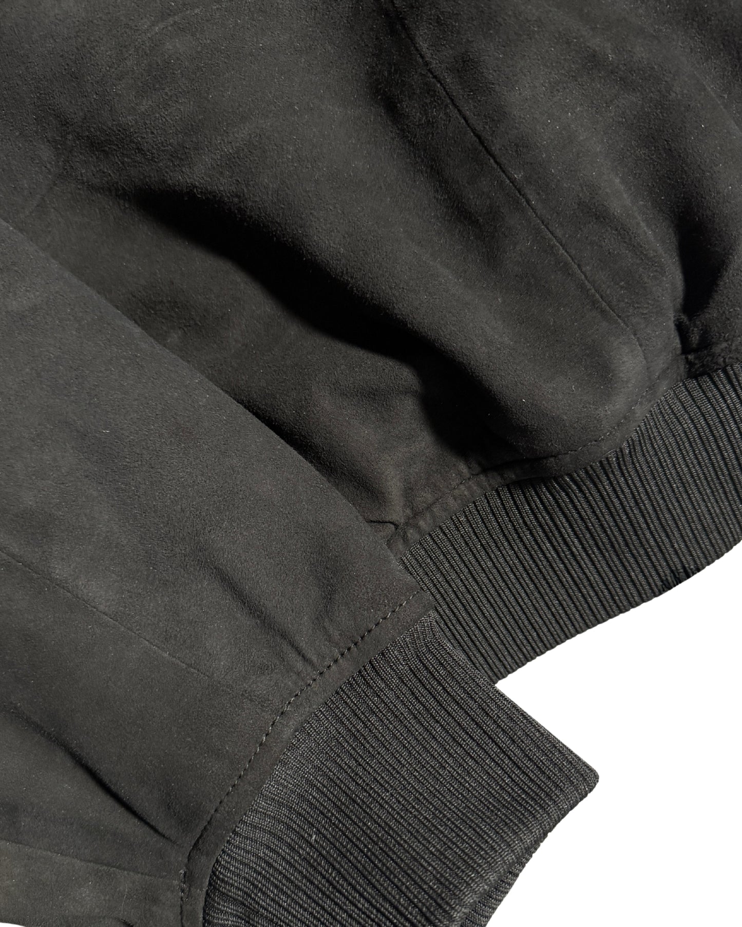 Black Wild Leather Hoodie