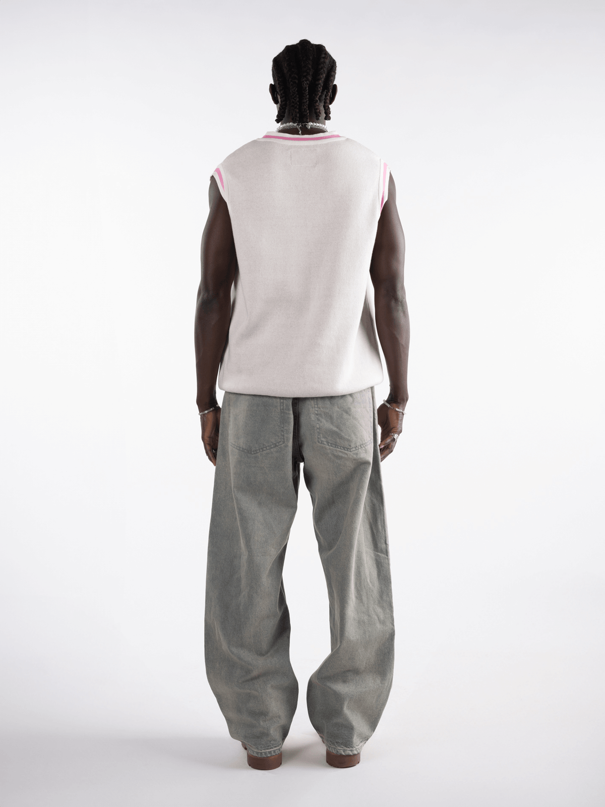 Denim Pants blue – FINELLI baggy jeans men, detail 3