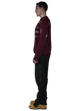 Free Birds Knit Sweater Bordeaux