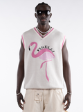 Flamingo Knit Vest