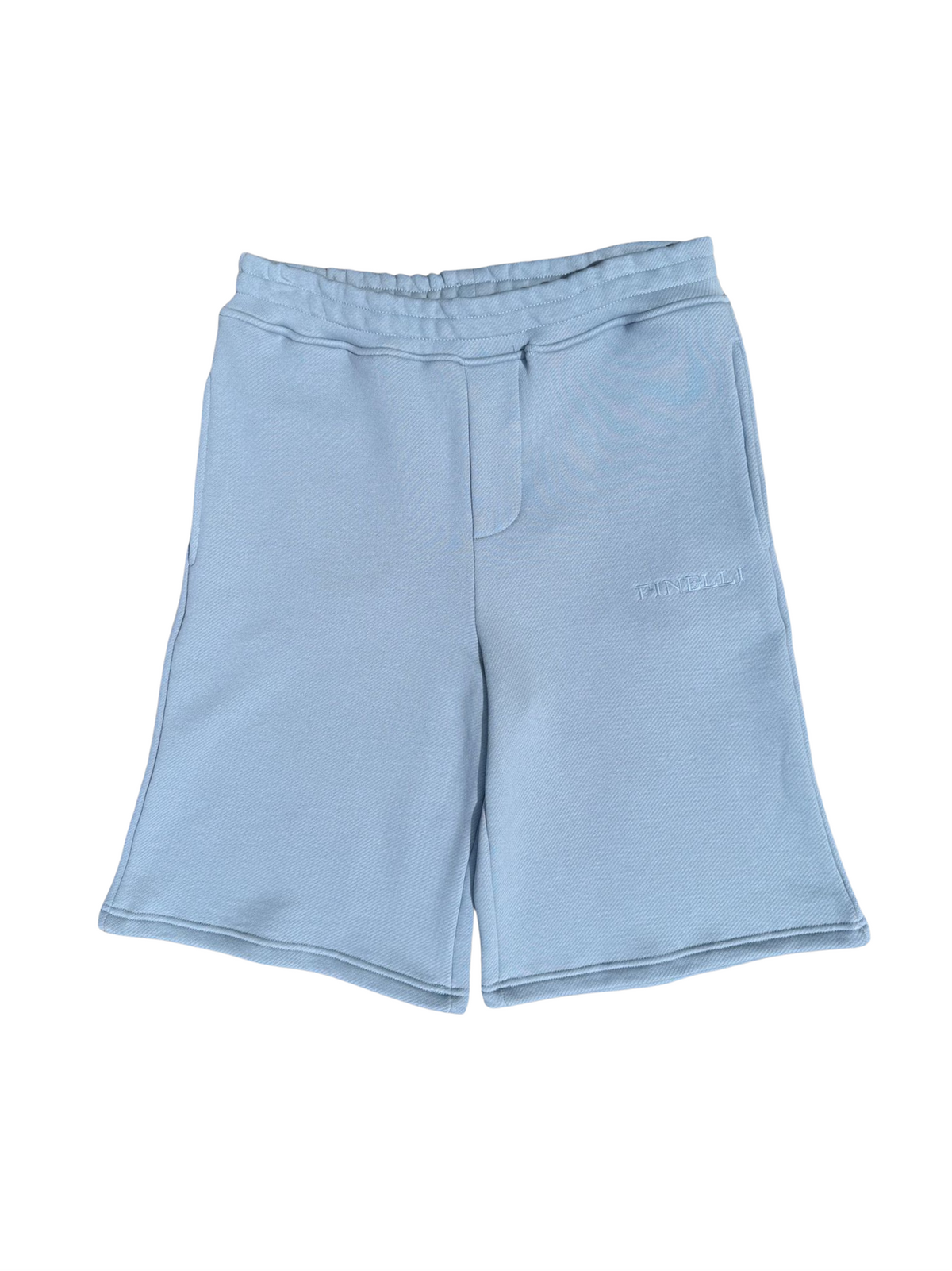 Sweatshorts Blue – FINELLI cotton sweatshorts, front view