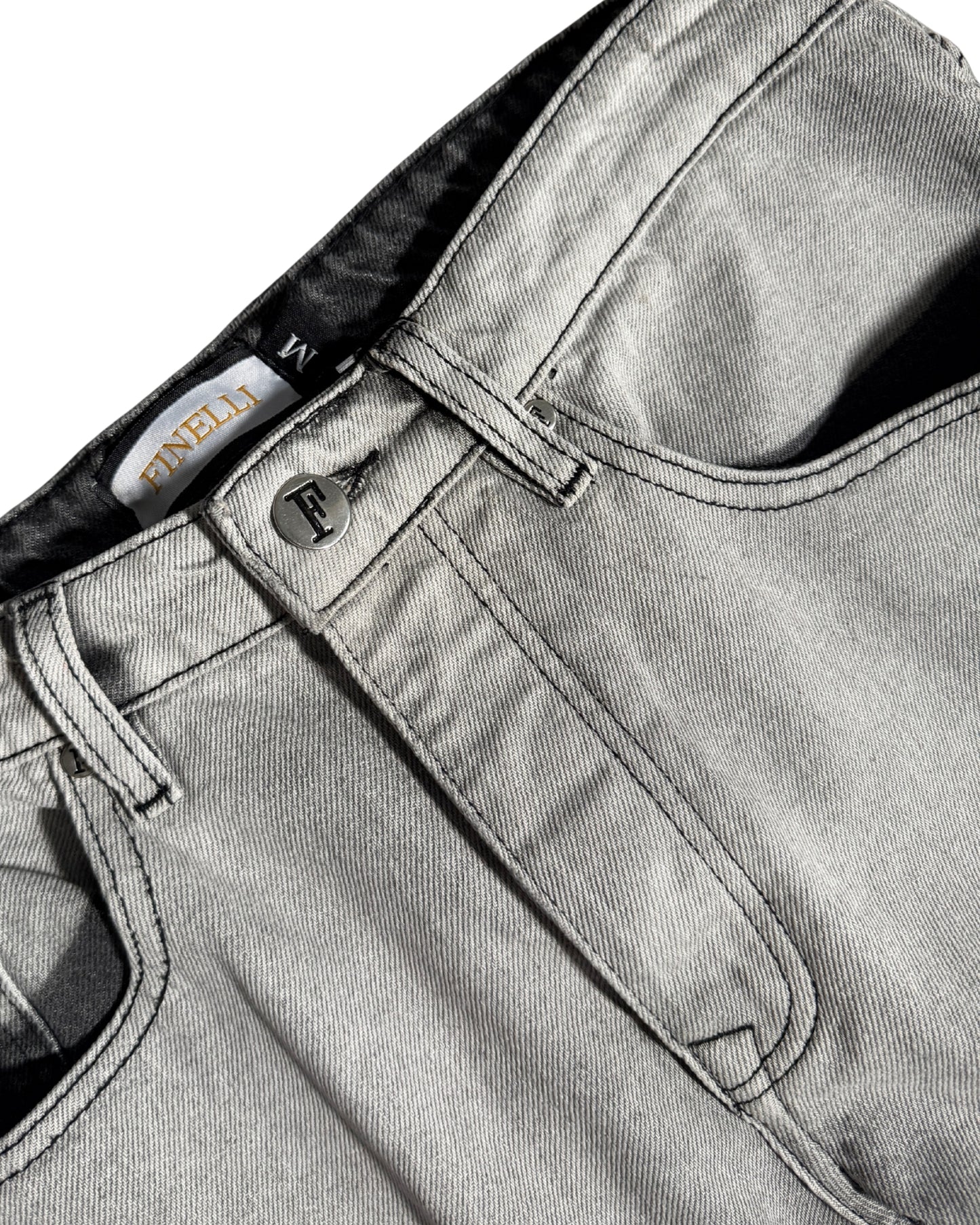 FINELLI Denim Pants Light Grey
