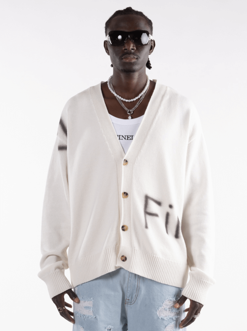 Cardigan – FINELLI oversized cardigan, back view