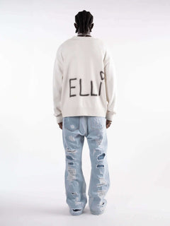 Destroyed Jeans – FINELLI baggy jeans men, back view