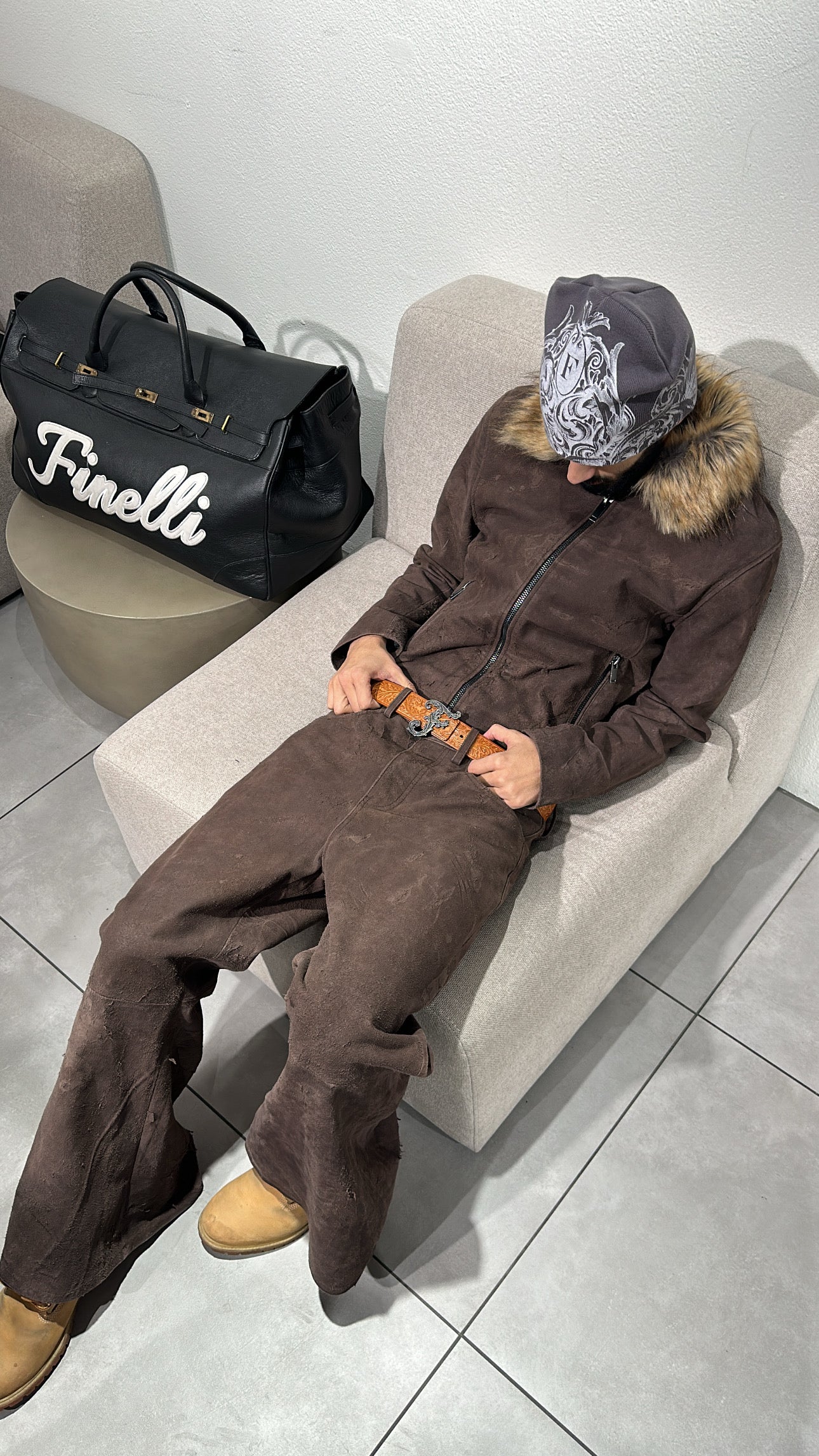 FINELLI Leather Belt