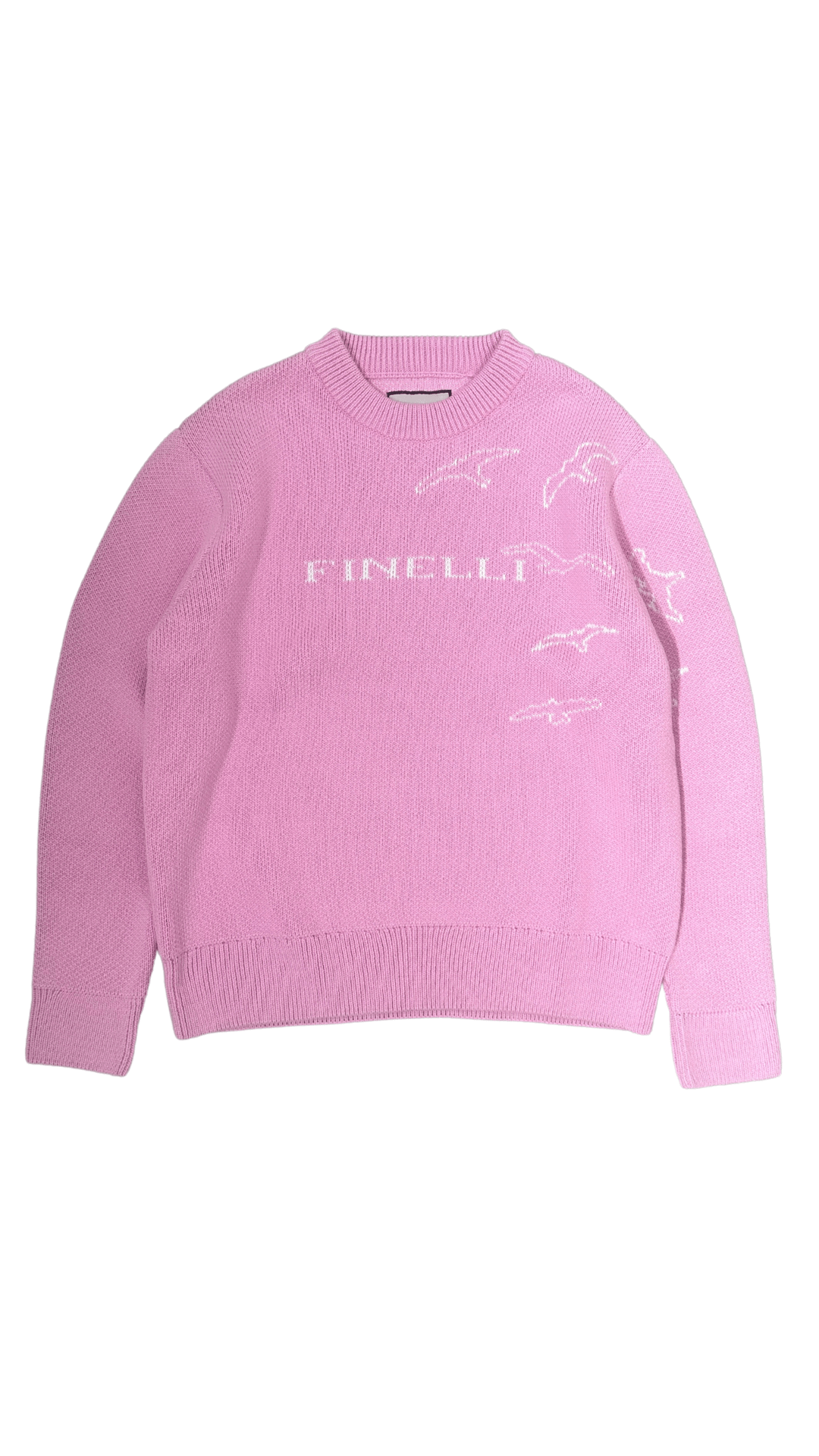 Free Birds Knit Sweater Rose – FINELLI knit sweater, front view