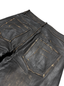 FINELLI Brown Leather Pants