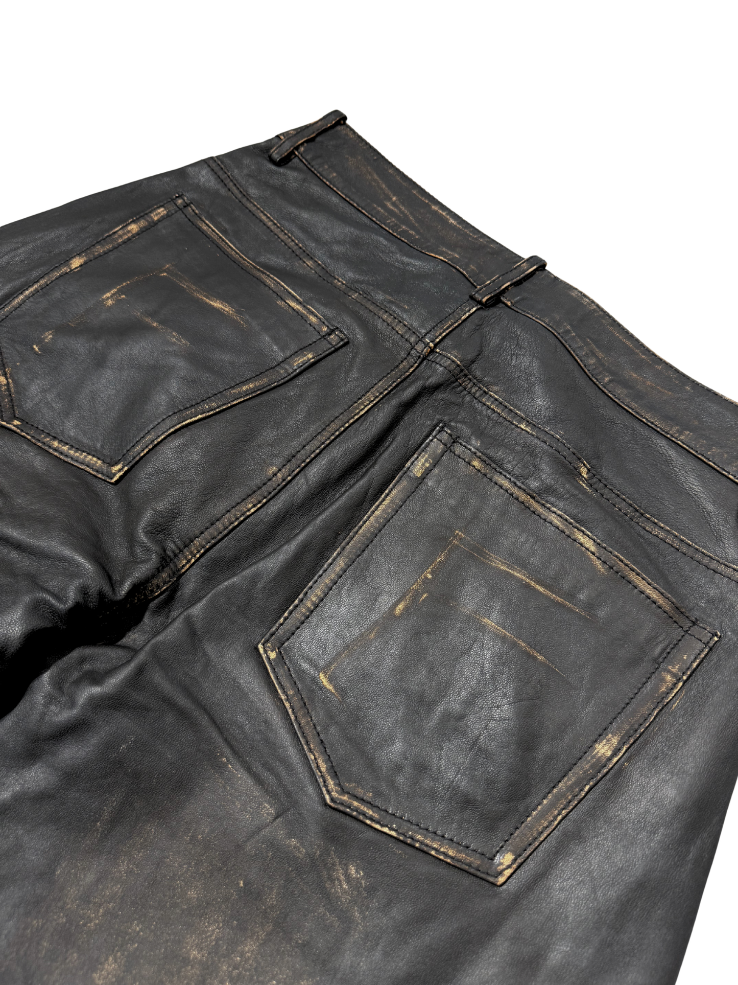 Brown Leather Pants