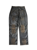 FINELLI Brown Leather Pants