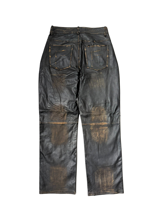 Brown Leather Pants