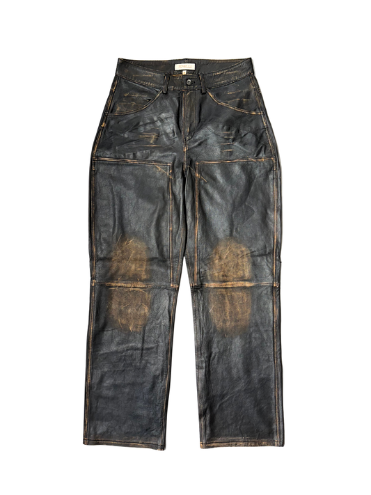 Brown Leather Pants