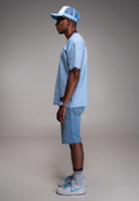 FINELLI Distorted Blue Logo T-Shirt