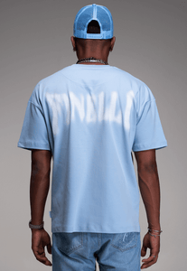 FINELLI Distorted Blue Logo T-Shirt