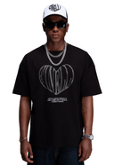 FINELLI-Heart Rhinestones T-Shirt