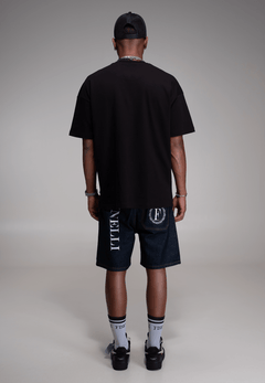 Heart Rhinestones T-Shirt – FINELLI oversized t-shirt, detail 3