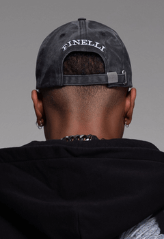Stone Washed Cap – FINELLI cap, back view